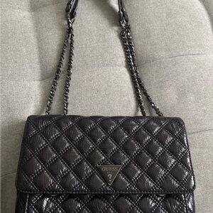 GUESS Black Quilted Women's Bag